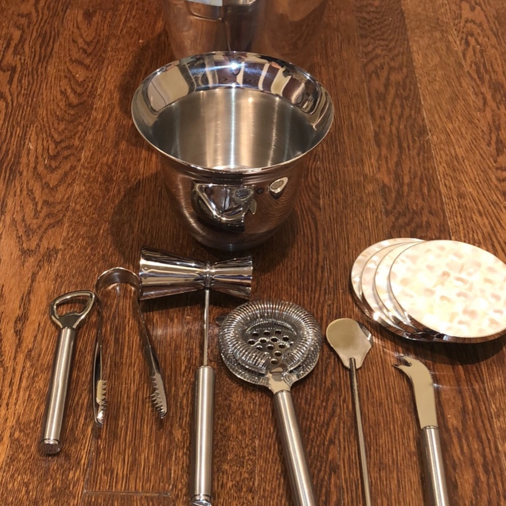 Pottery Barn Bar Set